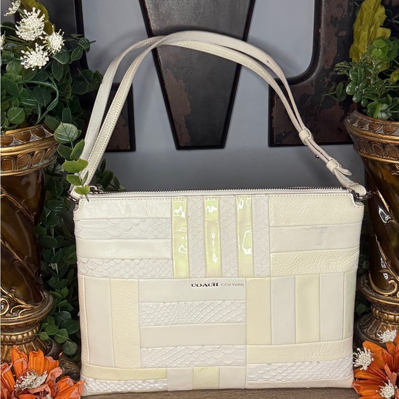 Coach Patchwork High Rise Shoulder Bag RARE - Picture 5 of 16